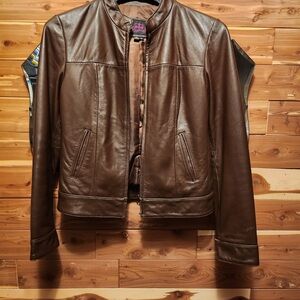 Brown Leather Jacket